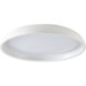 Canada LED 24 inch Matte White Flush Mount Ceiling Light